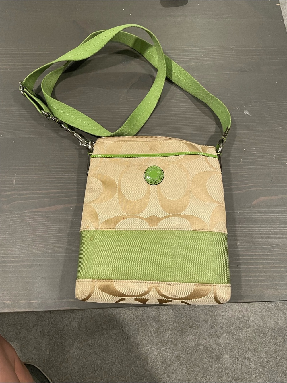 Coach fabric crossbody